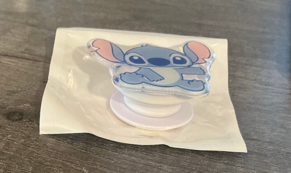 Disney Lilo & Stitch Stitch Phone Grip Blue Acrylic Phone Holder